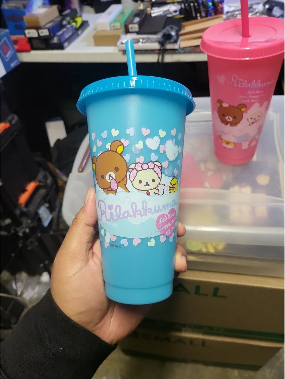 Rilakkuma & Korilakkuma Reusable Tumbler Cup - Set of 2